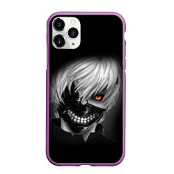 Чехол iPhone 11 Pro матовый TOKYO GHOUL ТОКИЙСКИЙ ГУЛЬ, цвет: 3D-фиолетовый