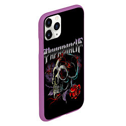 Чехол iPhone 11 Pro матовый PAPA ROACH, цвет: 3D-фиолетовый — фото 2