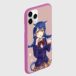 Чехол iPhone 11 Pro матовый Повар боец Сома, цвет: 3D-фиолетовый — фото 2