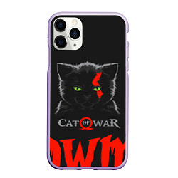 Чехол iPhone 11 Pro матовый Cat of war