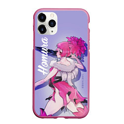 Чехол iPhone 11 Pro матовый Homura, цвет: 3D-малиновый