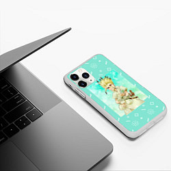 Чехол iPhone 11 Pro матовый Сэнку, цвет: 3D-белый — фото 2