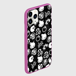 Чехол iPhone 11 Pro матовый SEVEN DEADLY SINS СИМВОЛЫ, цвет: 3D-фиолетовый — фото 2