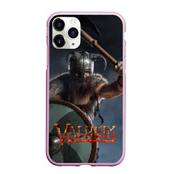 Чехол iPhone 11 Pro матовый Viking Valheim, цвет: 3D-розовый