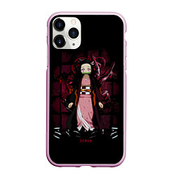 Чехол iPhone 11 Pro матовый Nezuko Kamado Kimetsu no Yaiba