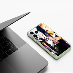 Чехол iPhone 11 Pro матовый Гульи из 20 района, цвет: 3D-салатовый — фото 2