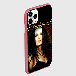 Чехол iPhone 11 Pro матовый Nightwish, цвет: 3D-малиновый — фото 2