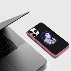 Чехол iPhone 11 Pro матовый Sosuke Aizen Bleach, цвет: 3D-малиновый — фото 2