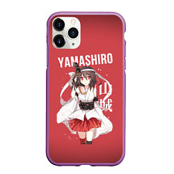 Чехол iPhone 11 Pro матовый Аниме Yamashiro Ямаширо, цвет: 3D-фиолетовый