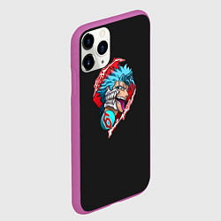 Чехол iPhone 11 Pro матовый Гриммджоу Эспада, цвет: 3D-фиолетовый — фото 2