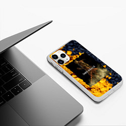 Чехол iPhone 11 Pro матовый DARK SOULS 3, цвет: 3D-белый — фото 2