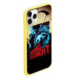 Чехол iPhone 11 Pro матовый Darksouls : glass knight, цвет: 3D-желтый — фото 2