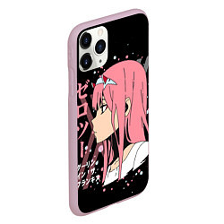 Чехол iPhone 11 Pro матовый Darling in the Franxx Zero Two, цвет: 3D-розовый — фото 2