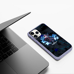 Чехол iPhone 11 Pro матовый Genshin Impact - Rosaria, цвет: 3D-светло-сиреневый — фото 2