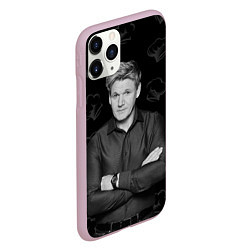 Чехол iPhone 11 Pro матовый ГОРДОН РАМЗИ Gordon Ramsay, цвет: 3D-розовый — фото 2