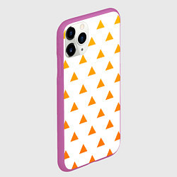 Чехол iPhone 11 Pro матовый КИМОНО ЗЕНИЦУ ZENITSU KIMONO KNY, цвет: 3D-фиолетовый — фото 2