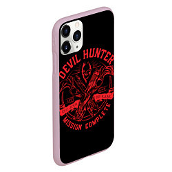 Чехол iPhone 11 Pro матовый Охотник на демонов, цвет: 3D-розовый — фото 2