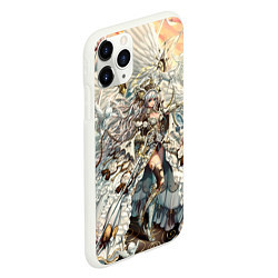 Чехол iPhone 11 Pro матовый Anime angel, цвет: 3D-белый — фото 2