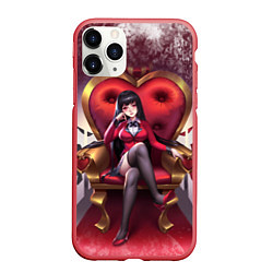 Чехол iPhone 11 Pro матовый Какэгуруи Юмэко Джабами Z, цвет: 3D-красный