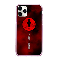 Чехол iPhone 11 Pro матовый Клинок, рассекающий демонов Kimetsu no Yaiba, цвет: 3D-розовый