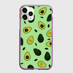 Чехол iPhone 11 Pro матовый Авокадо