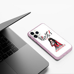 Чехол iPhone 11 Pro матовый Kakegurui, цвет: 3D-розовый — фото 2