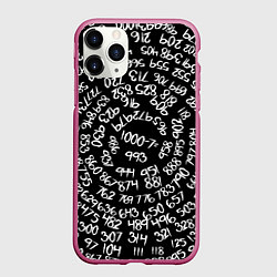 Чехол iPhone 11 Pro матовый 1000-7, цвет: 3D-малиновый