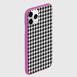 Чехол iPhone 11 Pro матовый Гусиная лапка, цвет: 3D-фиолетовый — фото 2