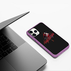 Чехол iPhone 11 Pro матовый Kakegurui Yumeko, цвет: 3D-фиолетовый — фото 2