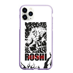 Чехол iPhone 11 Pro матовый Roshi, цвет: 3D-светло-сиреневый