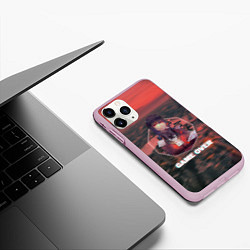 Чехол iPhone 11 Pro матовый Kakegurui Yumeko Jabami art, цвет: 3D-розовый — фото 2