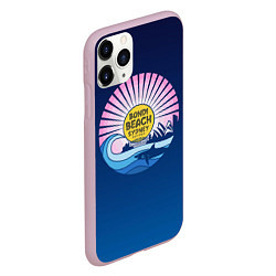 Чехол iPhone 11 Pro матовый Bondi Beach Sydney, цвет: 3D-розовый — фото 2