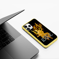 Чехол iPhone 11 Pro матовый Path of Exile, цвет: 3D-желтый — фото 2