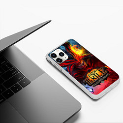 Чехол iPhone 11 Pro матовый Path of Exile, цвет: 3D-белый — фото 2