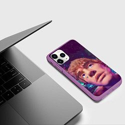 Чехол iPhone 11 Pro матовый LOVV66, цвет: 3D-фиолетовый — фото 2