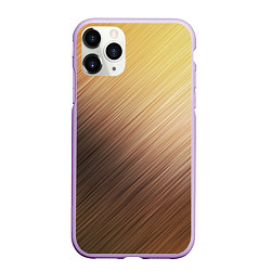 Чехол iPhone 11 Pro матовый Texture Sun Glare, цвет: 3D-сиреневый