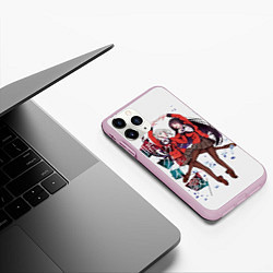 Чехол iPhone 11 Pro матовый Kakegurui Безумный азарт, цвет: 3D-розовый — фото 2