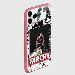 Чехол iPhone 11 Pro матовый FARCRY WOLF, цвет: 3D-малиновый — фото 2