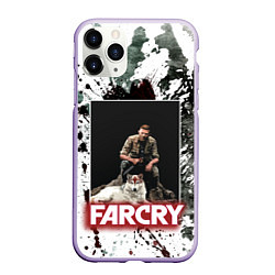 Чехол iPhone 11 Pro матовый FARCRY WOLF, цвет: 3D-светло-сиреневый