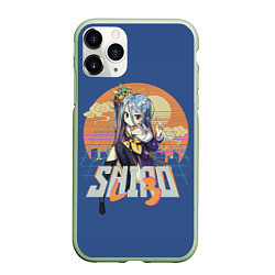 Чехол iPhone 11 Pro матовый Shiro princess