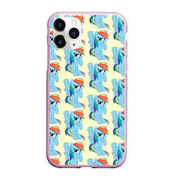 Чехол iPhone 11 Pro матовый Rainbow Dash