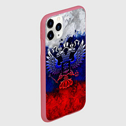 Чехол iPhone 11 Pro матовый Россия Russia Герб, цвет: 3D-малиновый — фото 2