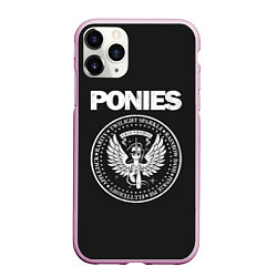 Чехол iPhone 11 Pro матовый Pony x Ramones