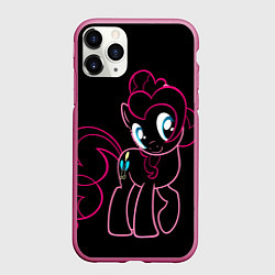 Чехол iPhone 11 Pro матовый Милая Флаттершайн, цвет: 3D-малиновый