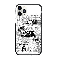 Чехол iPhone 11 Pro матовый Arctic Monkeys, цвет: 3D-черный
