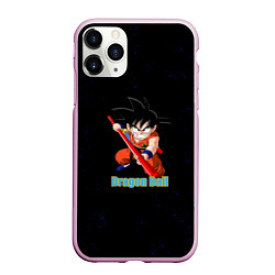 Чехол iPhone 11 Pro матовый Dragon Ball, цвет: 3D-розовый