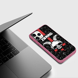 Чехол iPhone 11 Pro матовый The Binding of Isaac, цвет: 3D-малиновый — фото 2