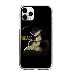 Чехол iPhone 11 Pro матовый Resident Evil Village Вампирша, цвет: 3D-белый