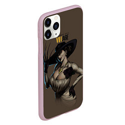 Чехол iPhone 11 Pro матовый Resident Evil Lady Dumitrescu, цвет: 3D-розовый — фото 2