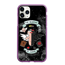 Чехол iPhone 11 Pro матовый Sides of Isaac, цвет: 3D-фиолетовый